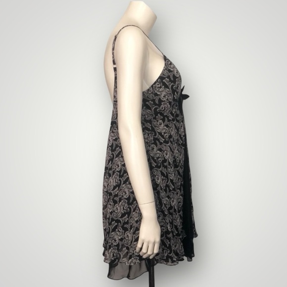 NWOT Silk & Satin Flouncy Flowy Baby Doll Nightie - Picture 2 of 9